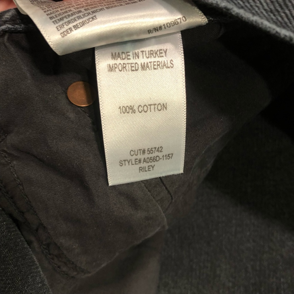 Agolde Riley Ripped Crop Straight Leg Jeans NWT - Picture 5 of 7